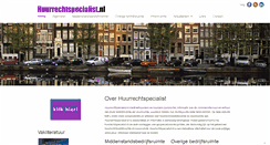 Desktop Screenshot of huurrechtspecialist.nl