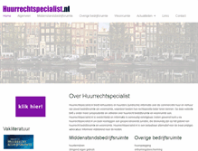 Tablet Screenshot of huurrechtspecialist.nl